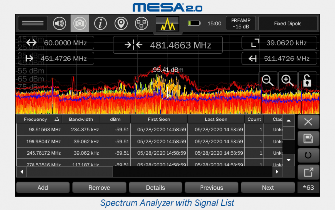 Cryptsec | MESA 2.0 Mobility Enhanced Spectrum Analyzer