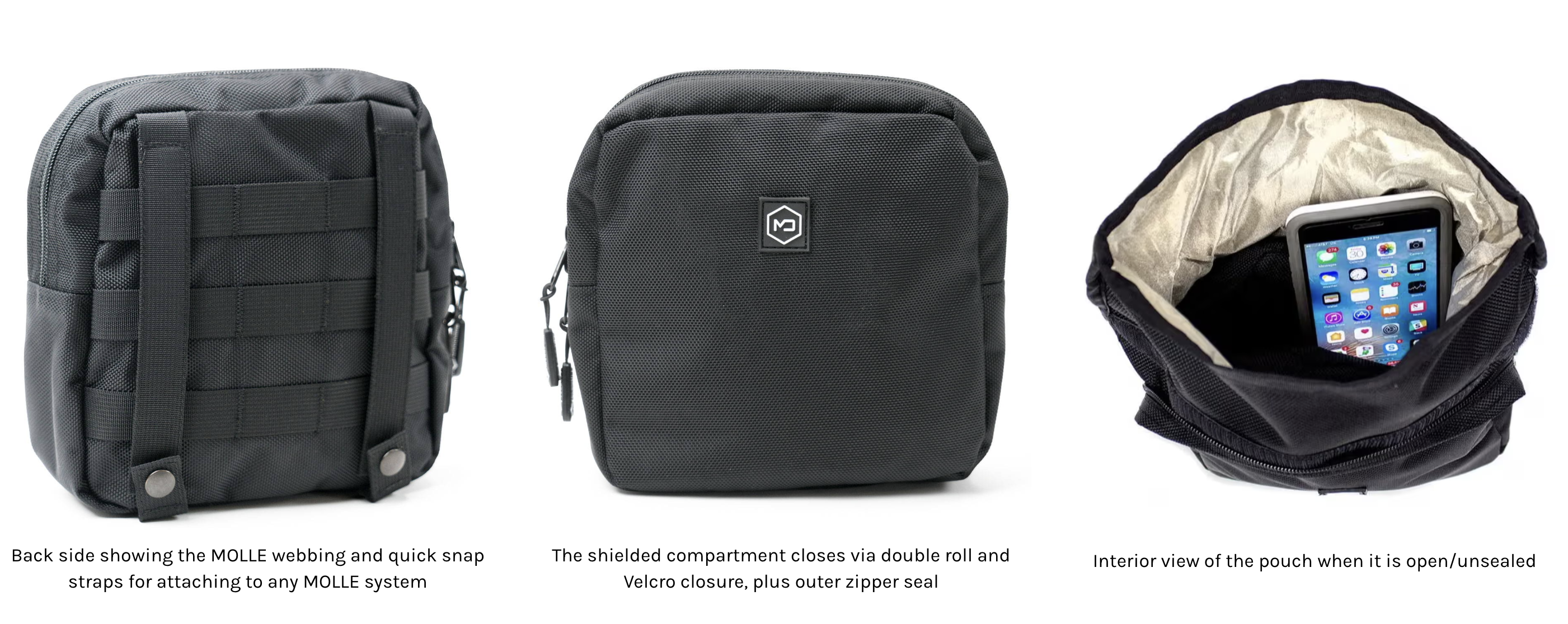 Cryptsec | Mission Darkness™ MOLLE Faraday Pouch