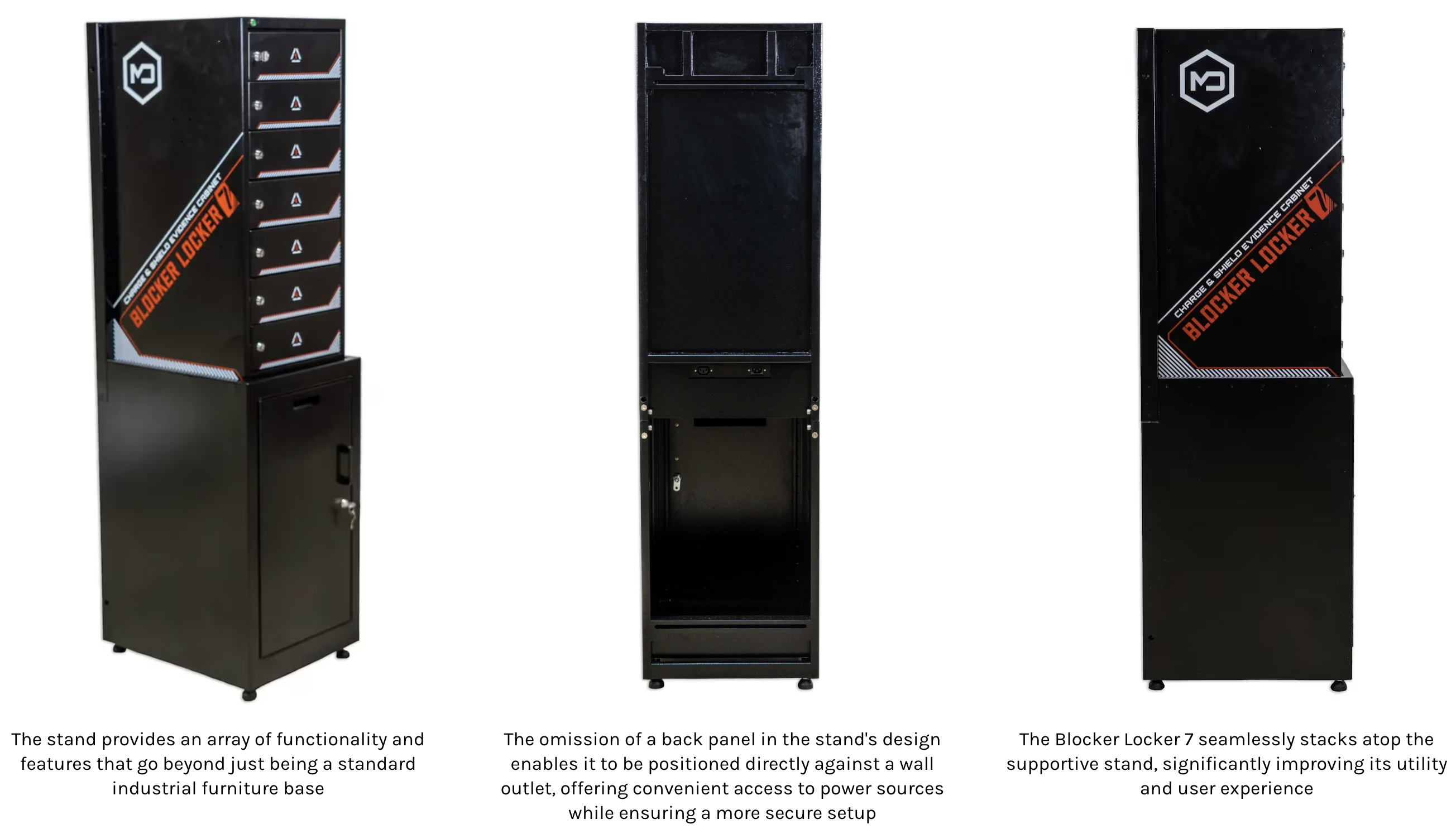 Cryptsec | Mission Darkness™ Blocker Locker 7 Stand (Stand Only)